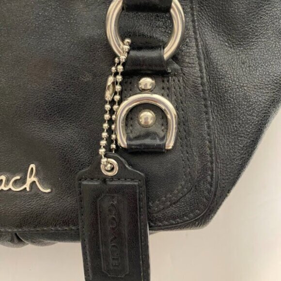 Coach Black Women's Satchel Doctors Bag Shoulder Bag Large - Picture 9 of 12